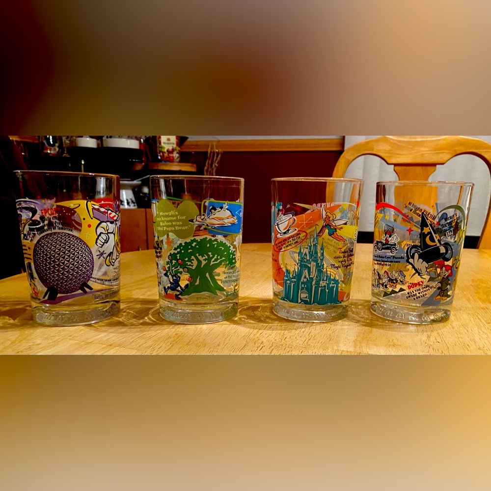 Disney 100 Years of Magic- McDonald’s Glass Set of 4 Vintage